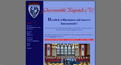 Desktop Screenshot of chorensemble-koepenick.de